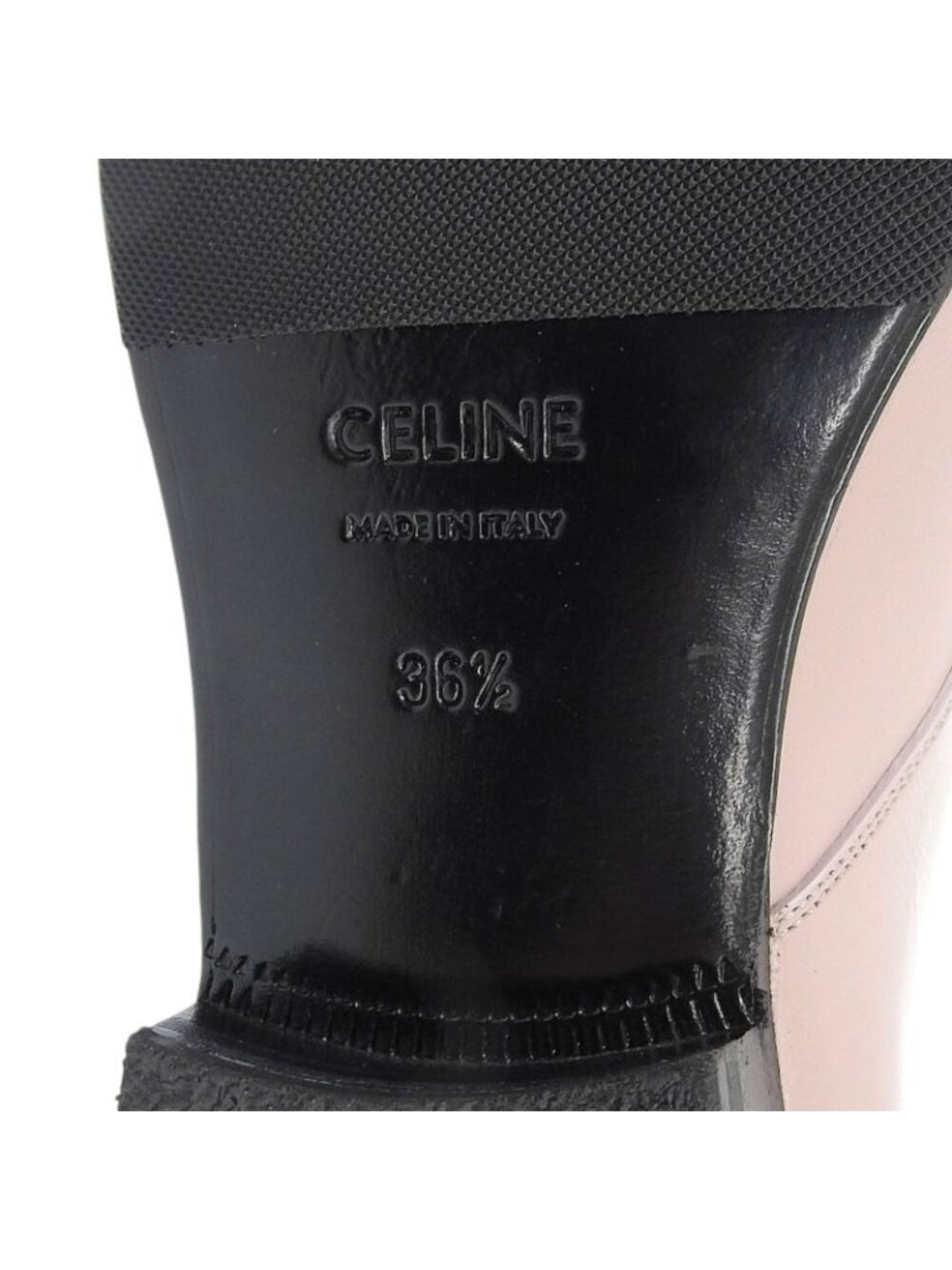 Celine Jacno Jacuno Monk Strap Leather Shoes Dress Pink 36.5 - Picture 9 of 10